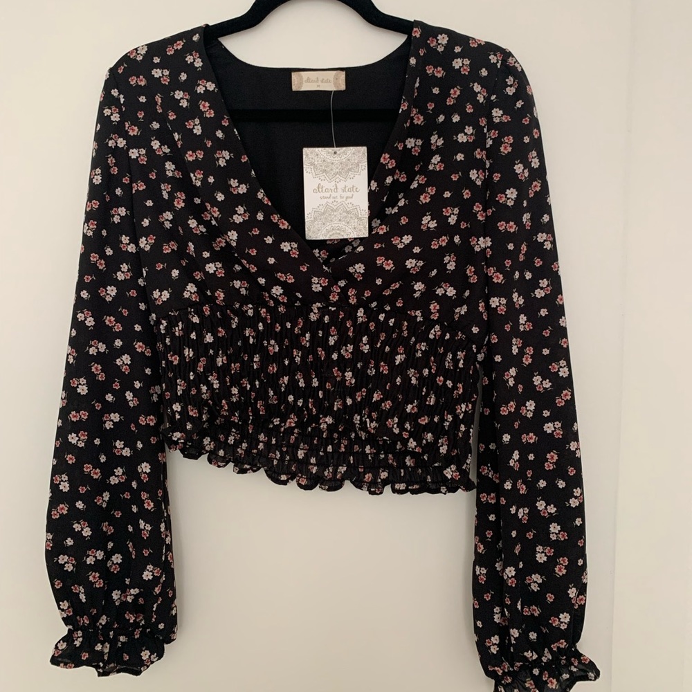 Altar’d State Long Sleeve Crop Top